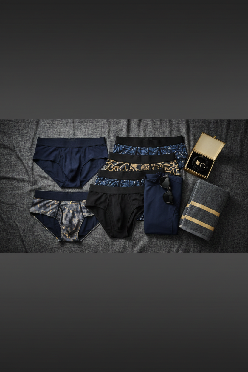  "Bold and confident men's underwear and swimwear collection"