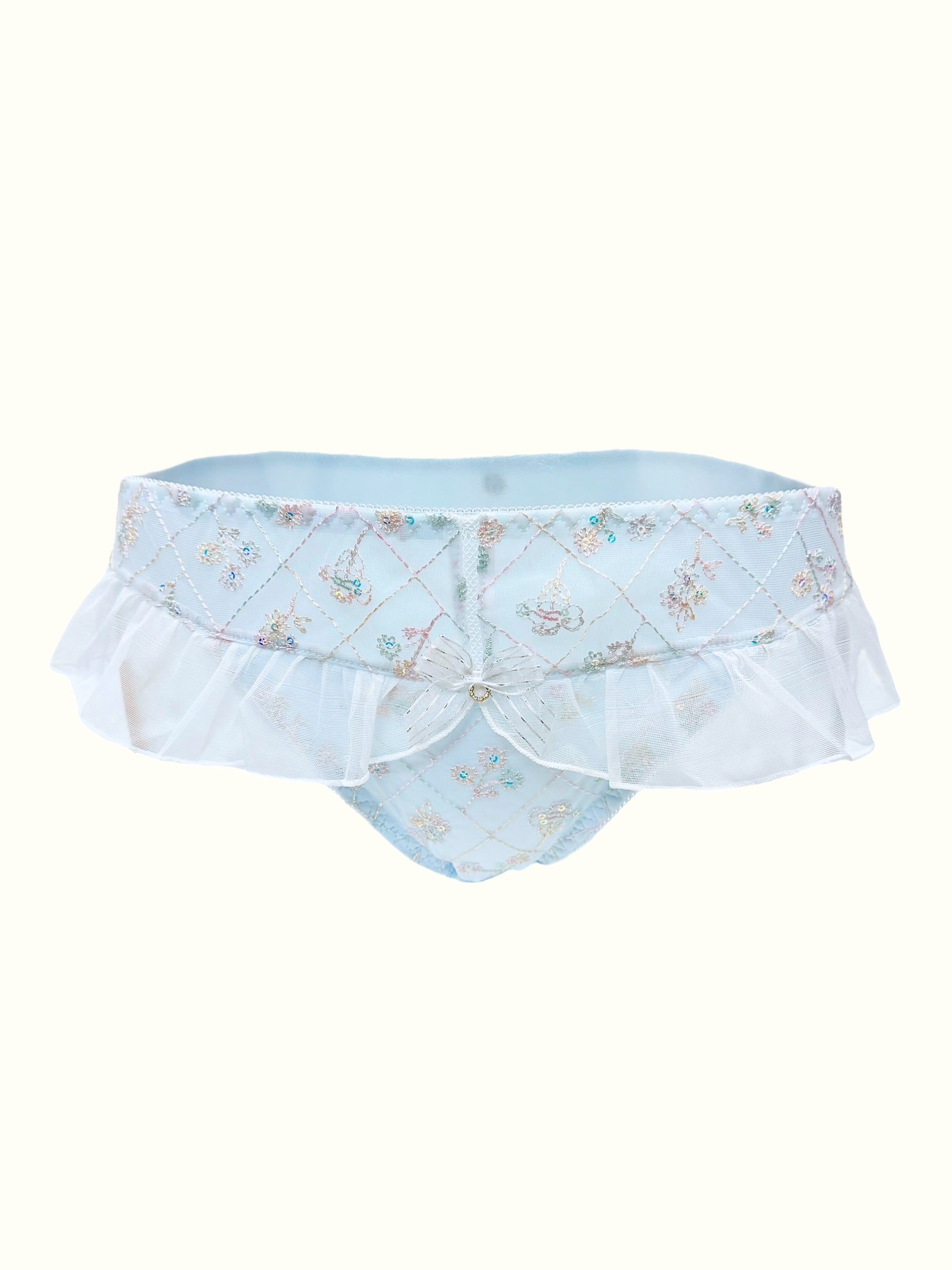 Milanblocks Petite Size Coquette style lace bow panties Floral Sweet Cute Polka Dot Polka Dot Sexy Mesh Underwear fall underwear Womenswear Soft Lingerie