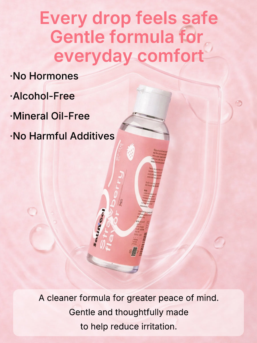 SatinGel Strawberry Flavored Water-Based Personal Lubricant