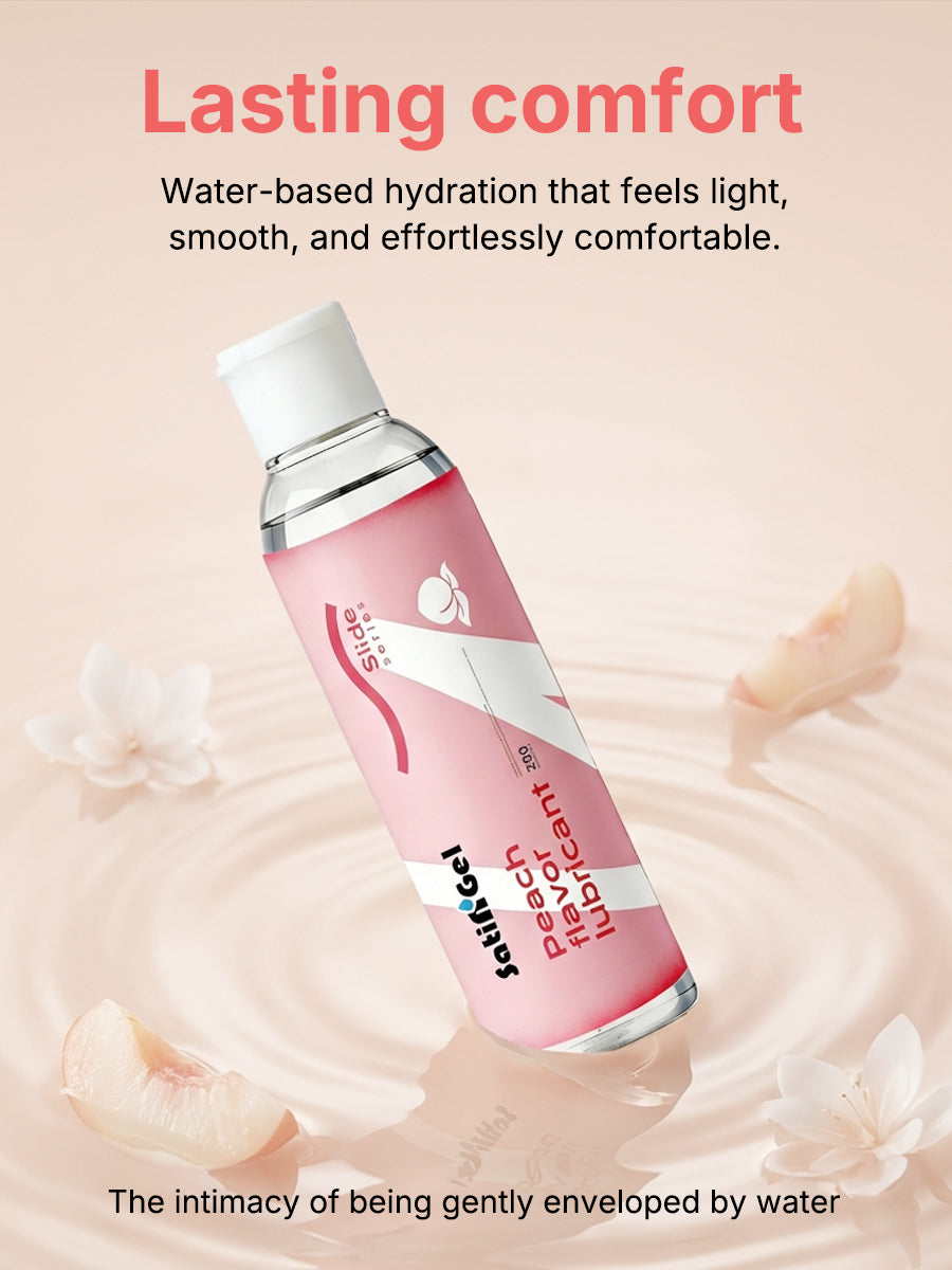 SatinGel Peach Flavored Water-Based Personal Lubricant