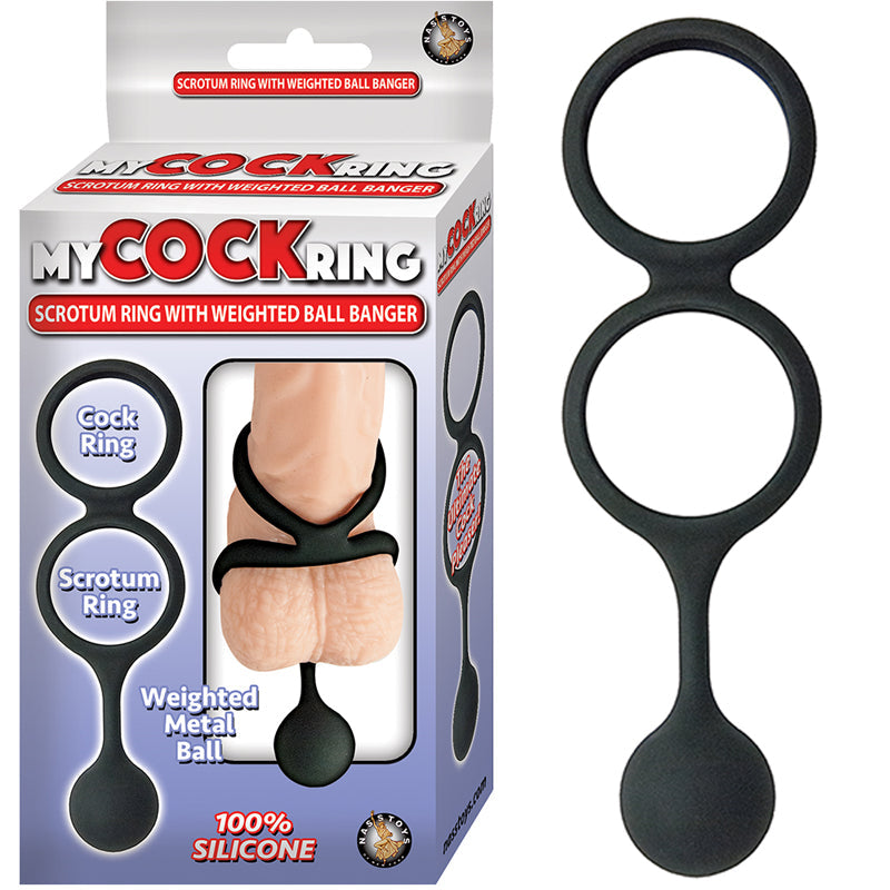 My Silicone Weighted Couples Wellness Ring Black