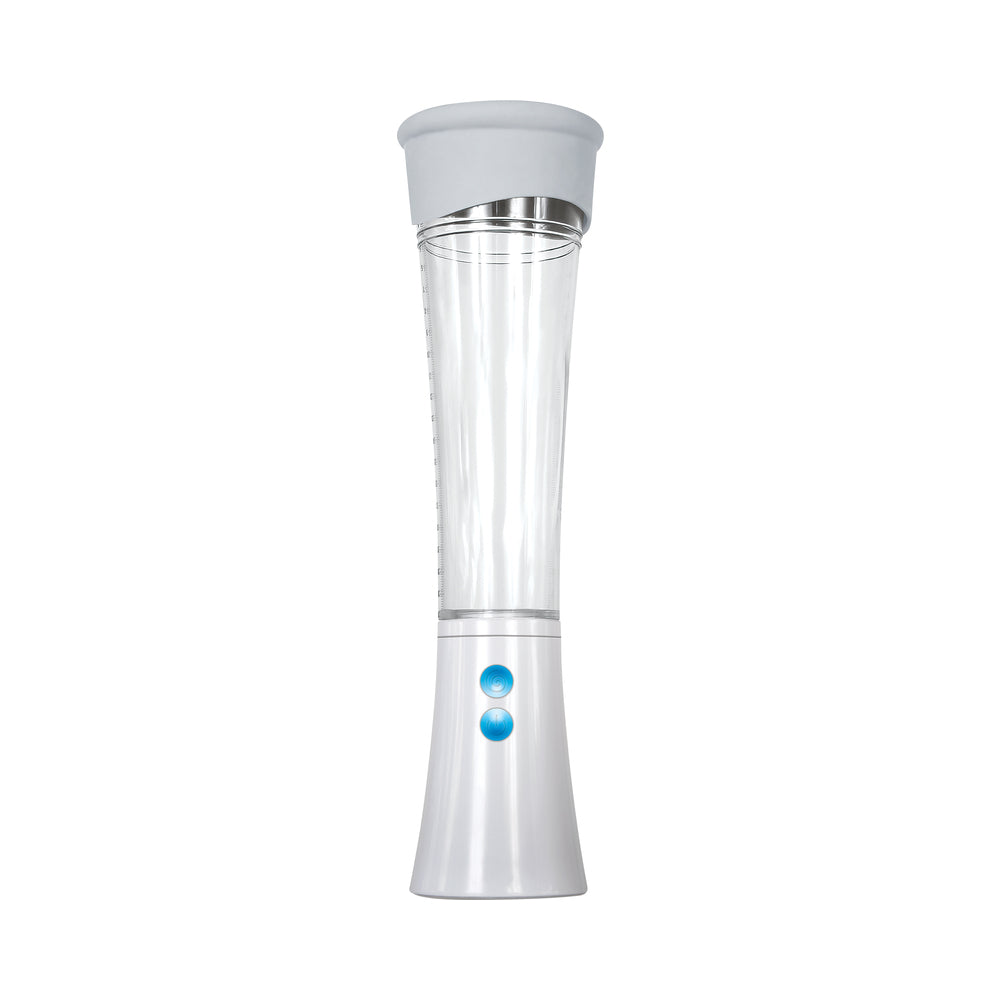 Zero Tolerance Sucking Good Rechargeable Vibrating Vacuum Pump Stroker Clear/White-3