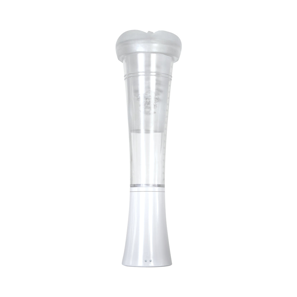Zero Tolerance Sucking Good Rechargeable Vibrating Vacuum Pump Stroker Clear/White-4