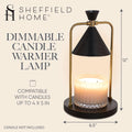 Glass Candle Warmer Lamp 12x7 Aromatic Illumination