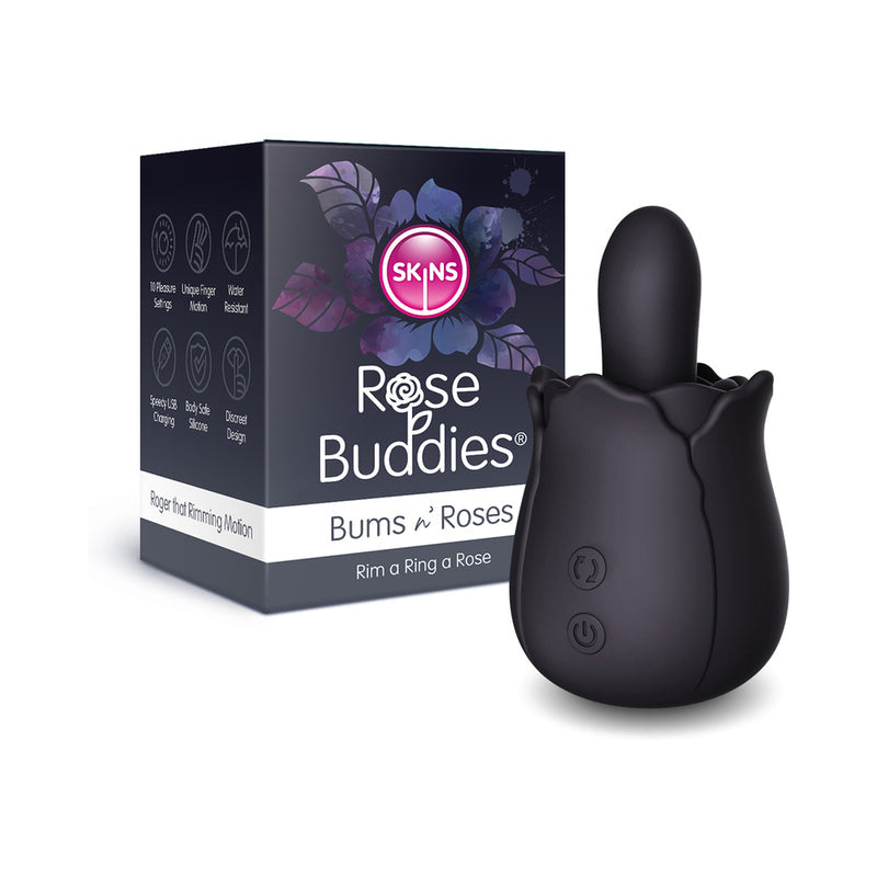 Skins Rose Buddies Bums n' Roses Black-0