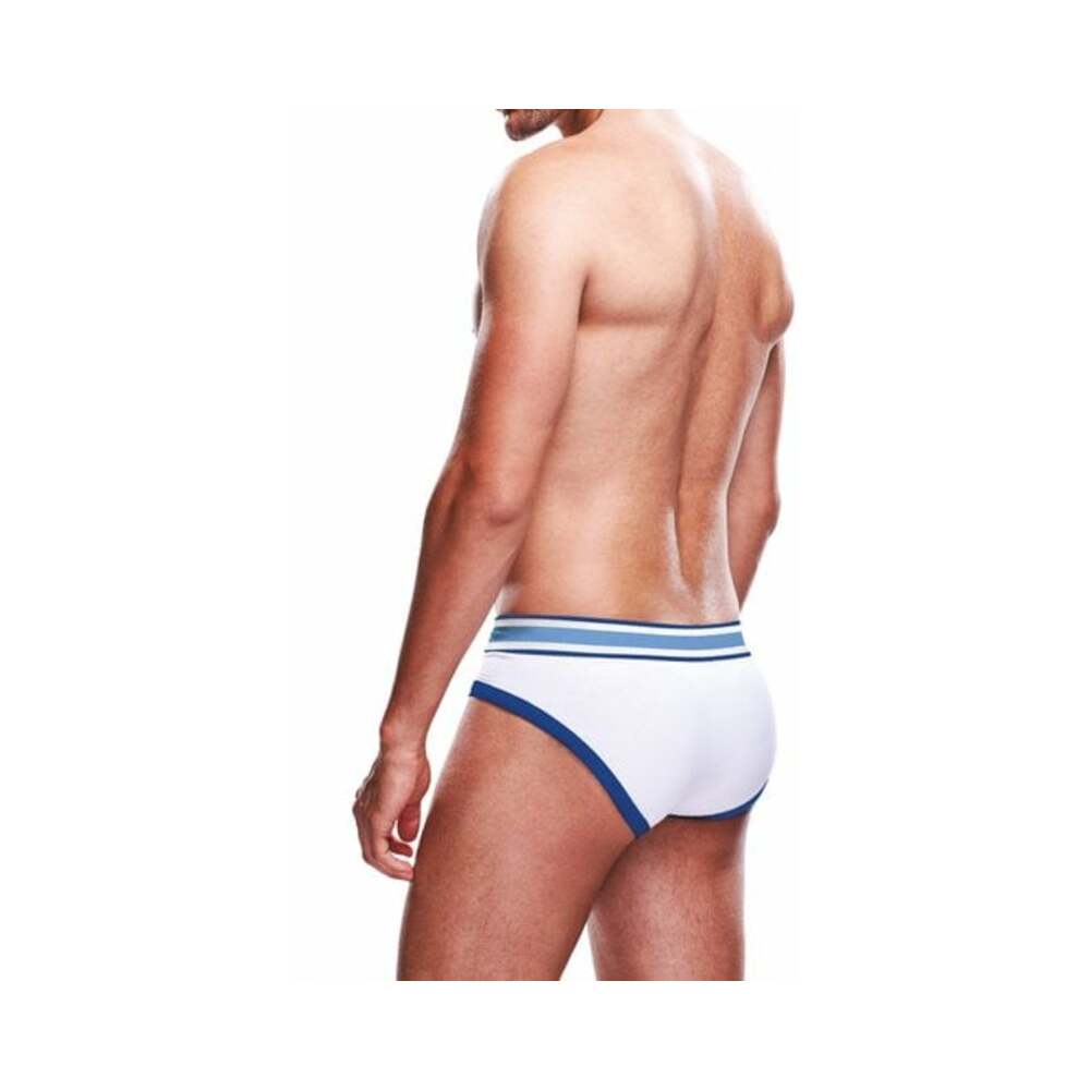 Prowler Brief White/Blue M-2