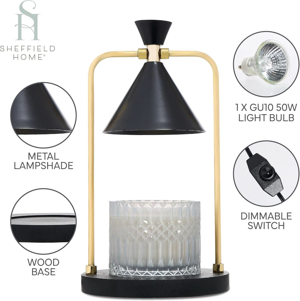 Glass Candle Warmer Lamp 12x7 Aromatic Illumination