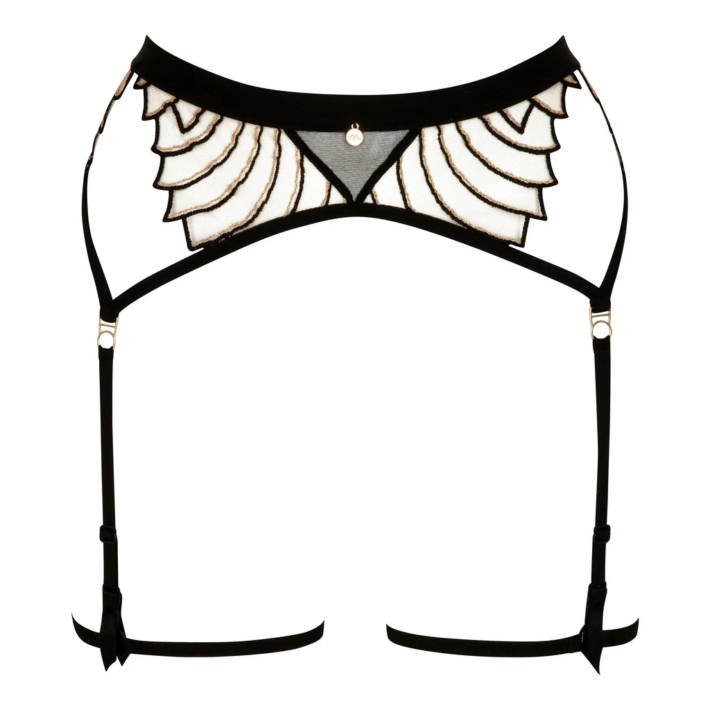 Atelier Amour Cosmic Dream Sheer Mesh Garter Belt