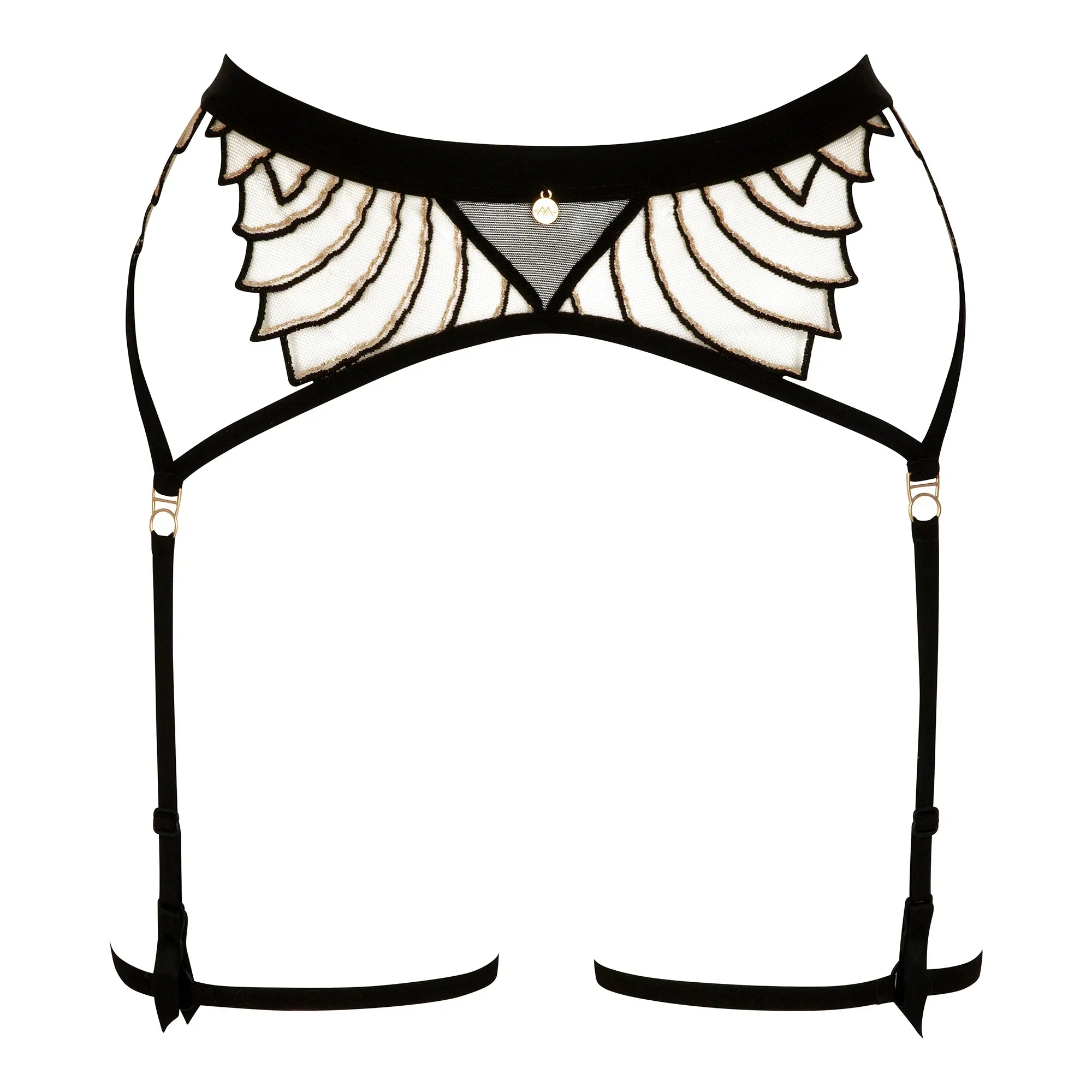 Atelier Amour Cosmic Dream Sheer Mesh Garter Belt