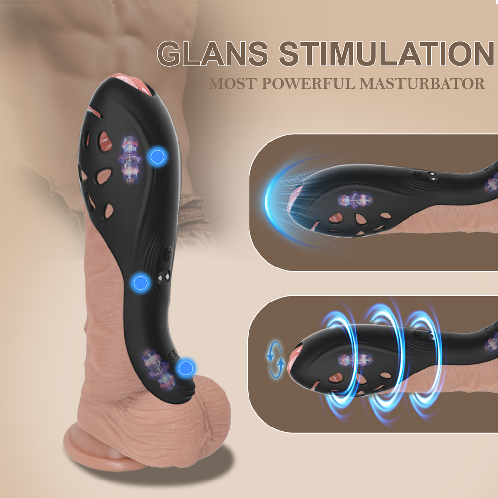 2-in-1 Penis Enlargement Vibrator – Premium Sleeve & Tool by V For Vibes.