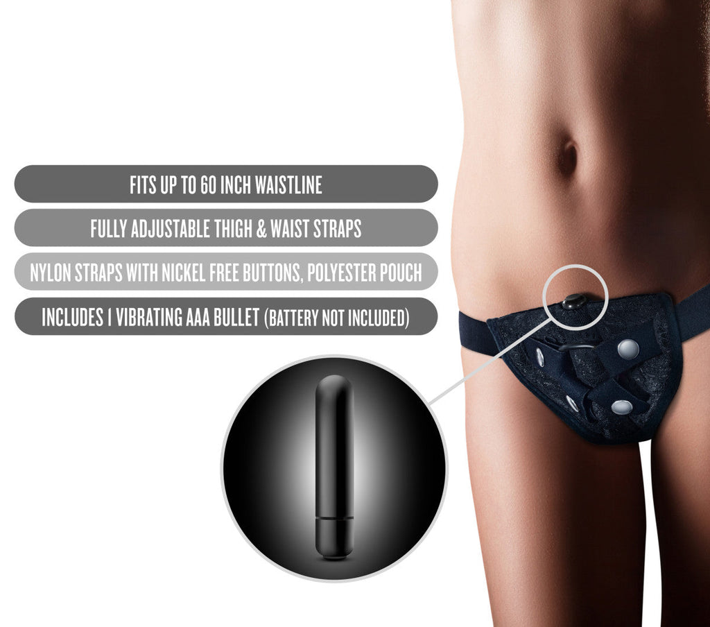 Blush Temptasia Lovelace Strap On Harness for Dildos