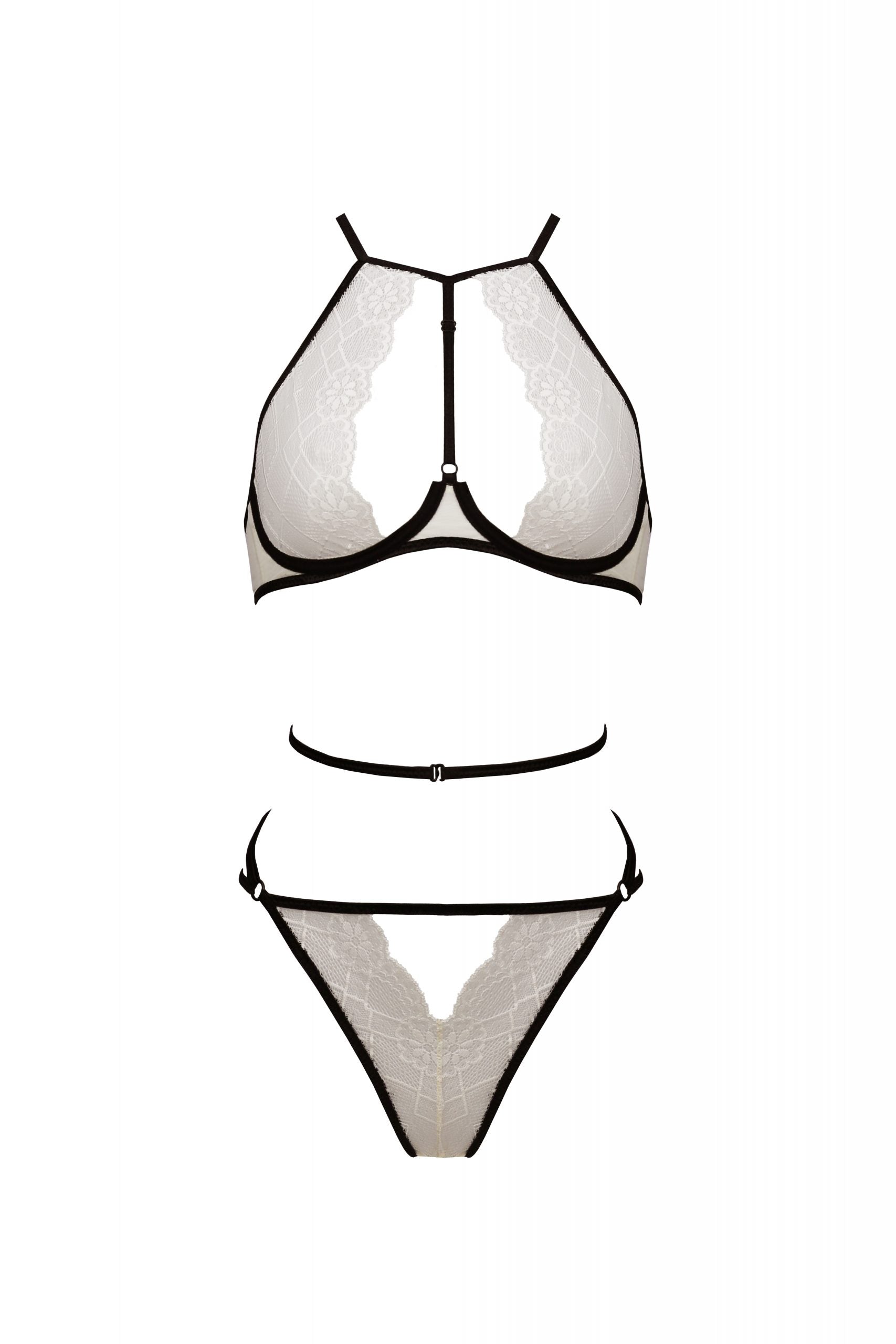 Soft Sheer Lace Top & Bikini Set Passion Chica