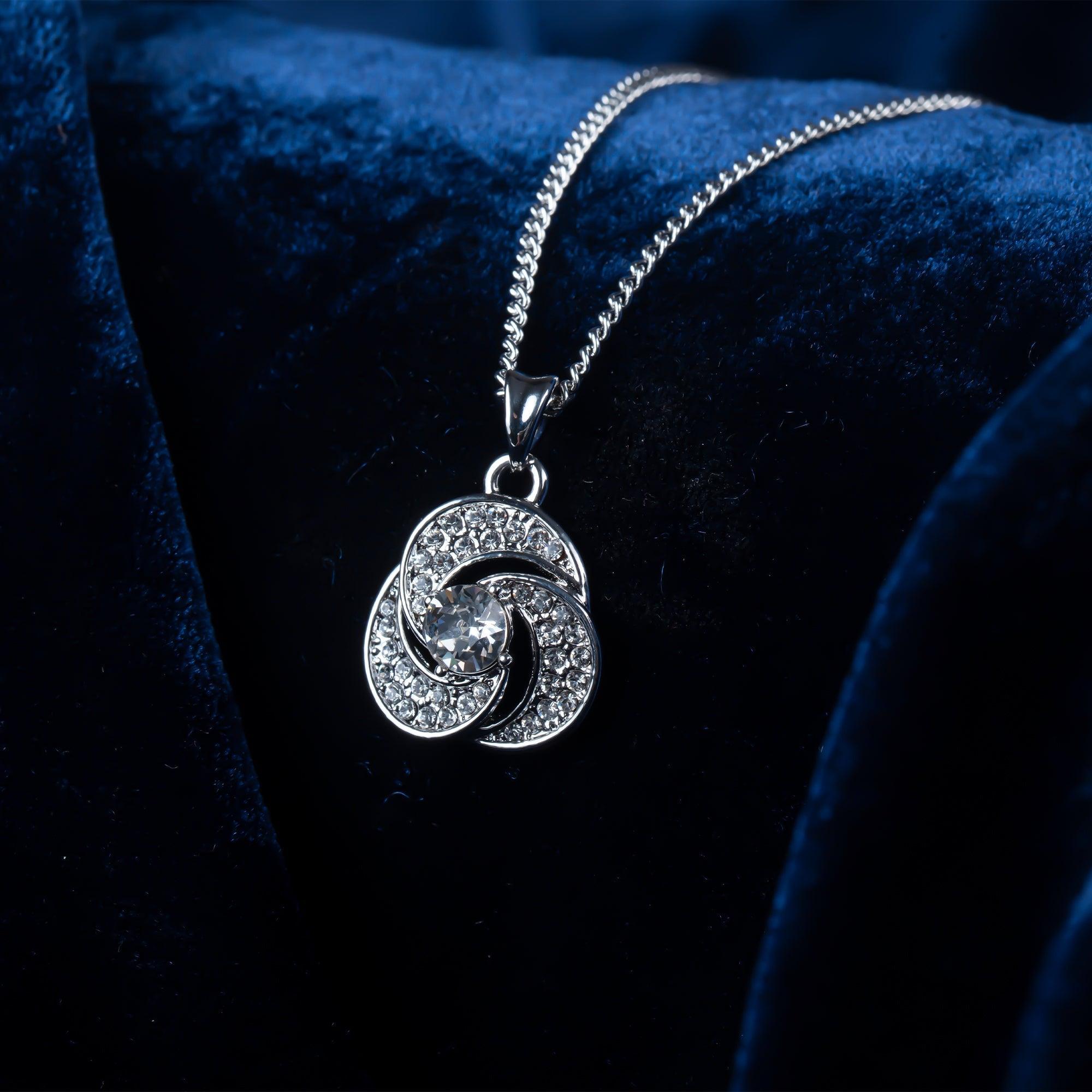 To My Soulmate - I Love You, Forever & Always - Tryndi Love Knot Necklace