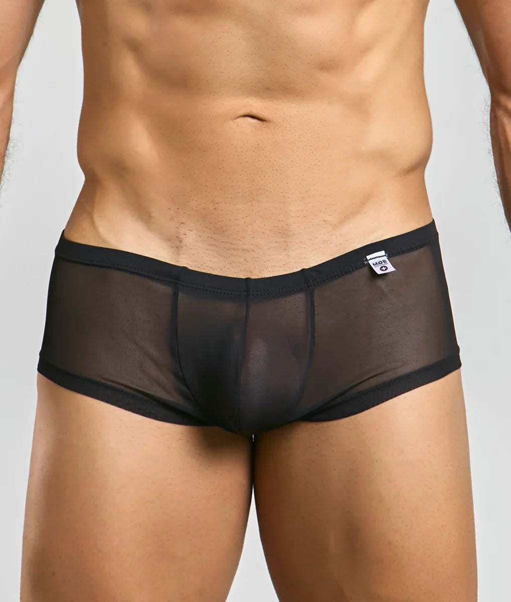 MOB Men's Sexy Sheer Hip Brief-0