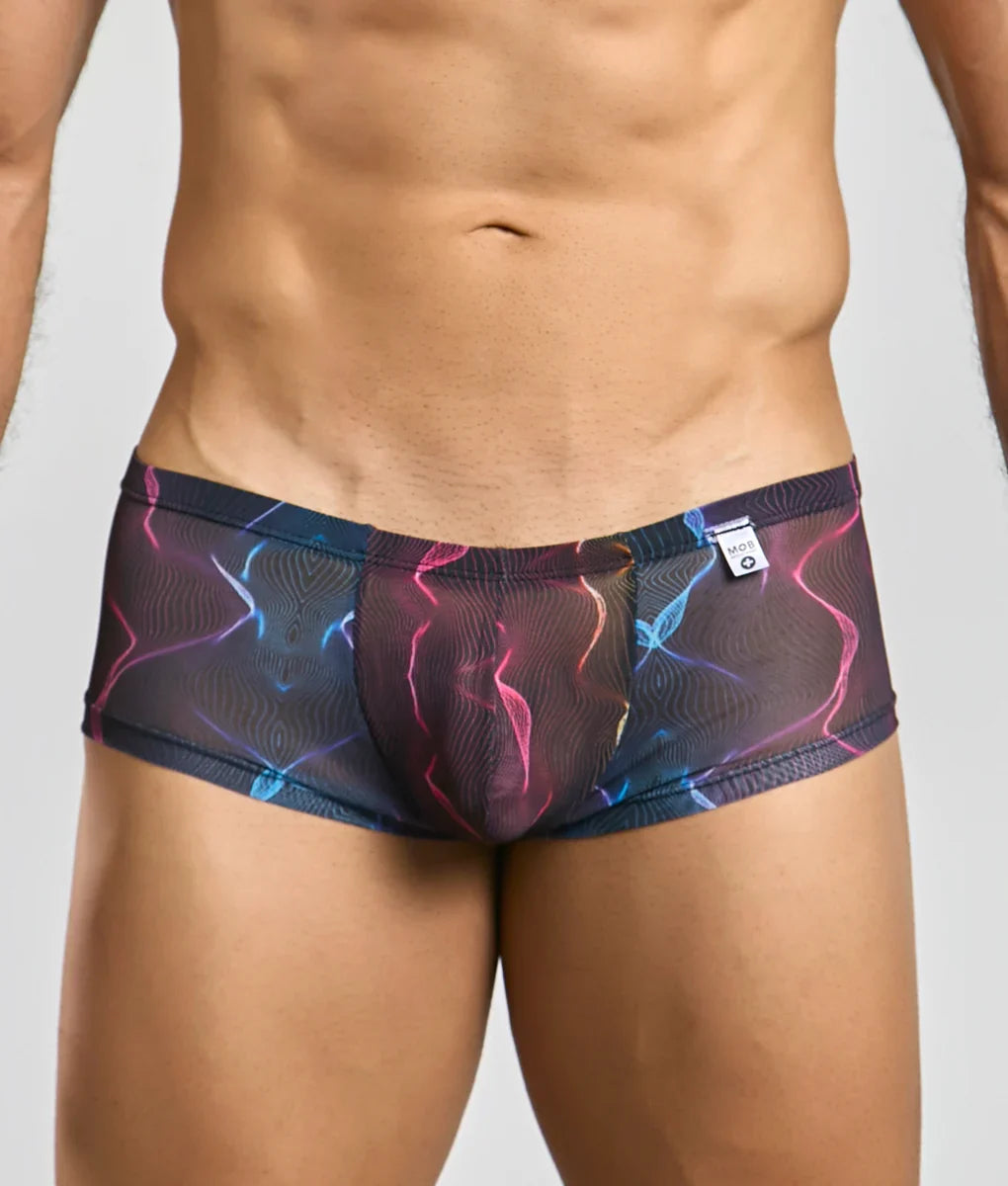 MOB Men's Sexy Sheer Hip Brief-3