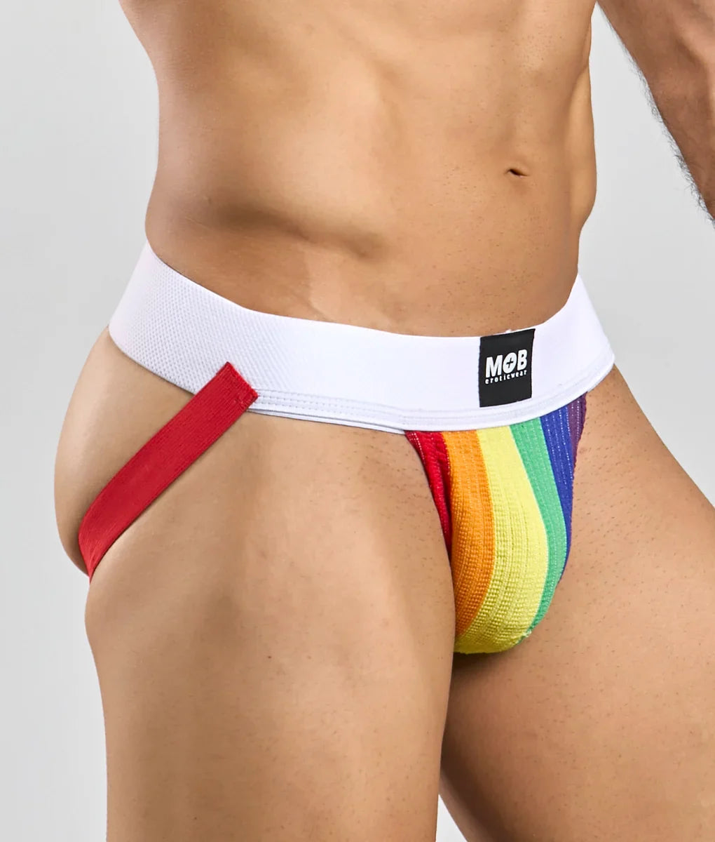 Pride Flag Colors Jockstrap-2