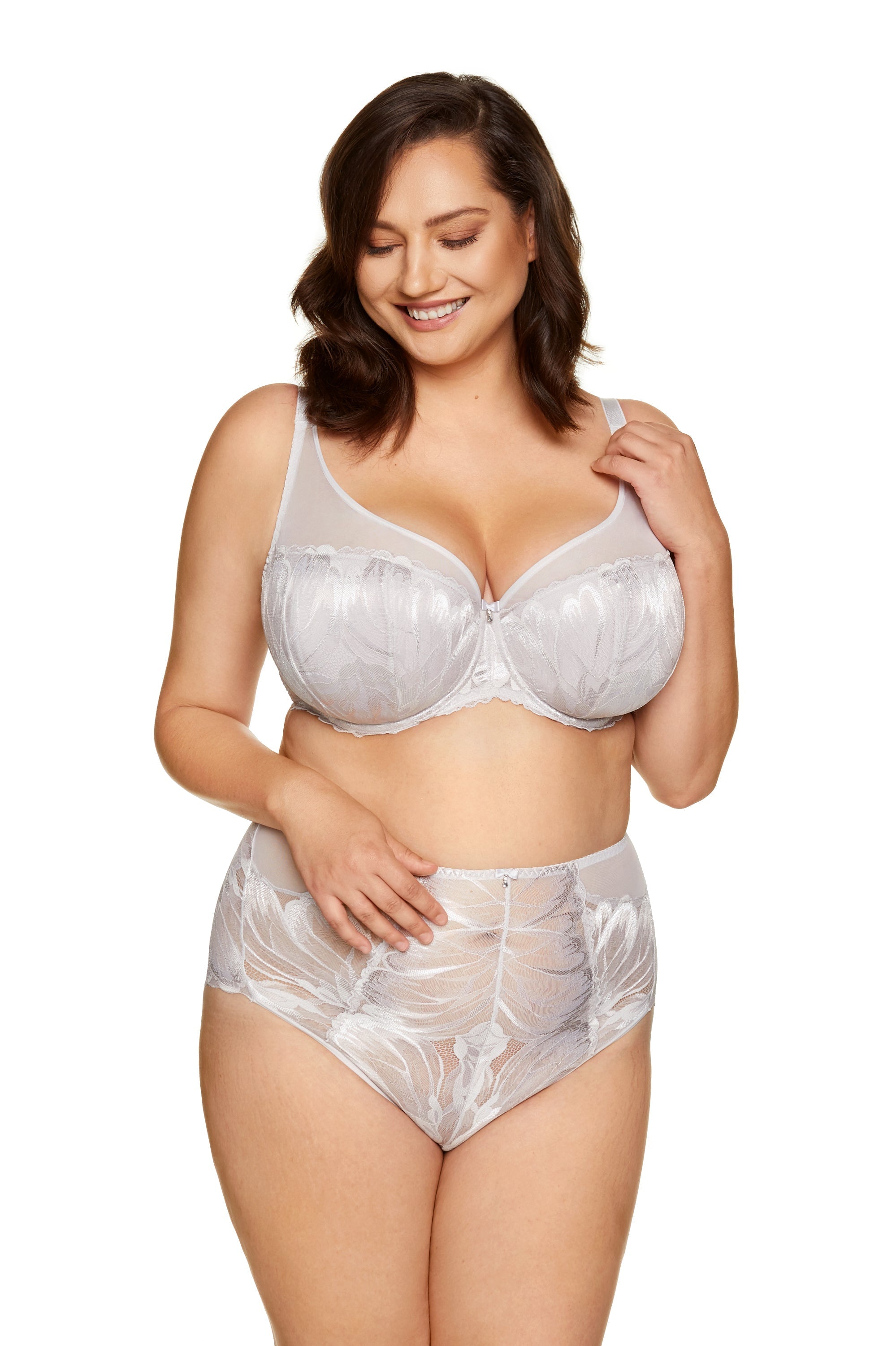 Gorteks Moon High Waist Lace Brief Panty