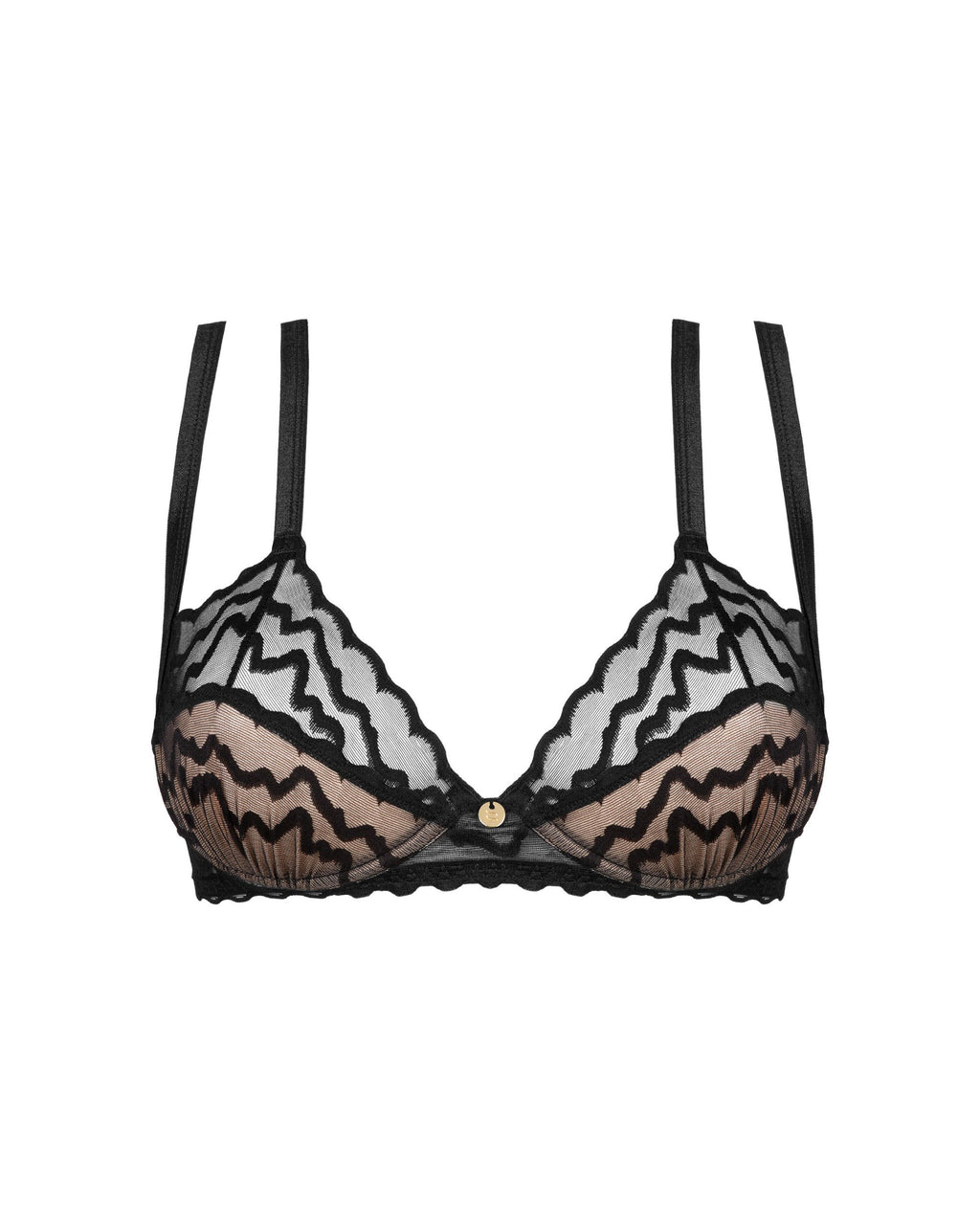 Sheer Demi Cup Underwire Bra Obsessive Arienna
