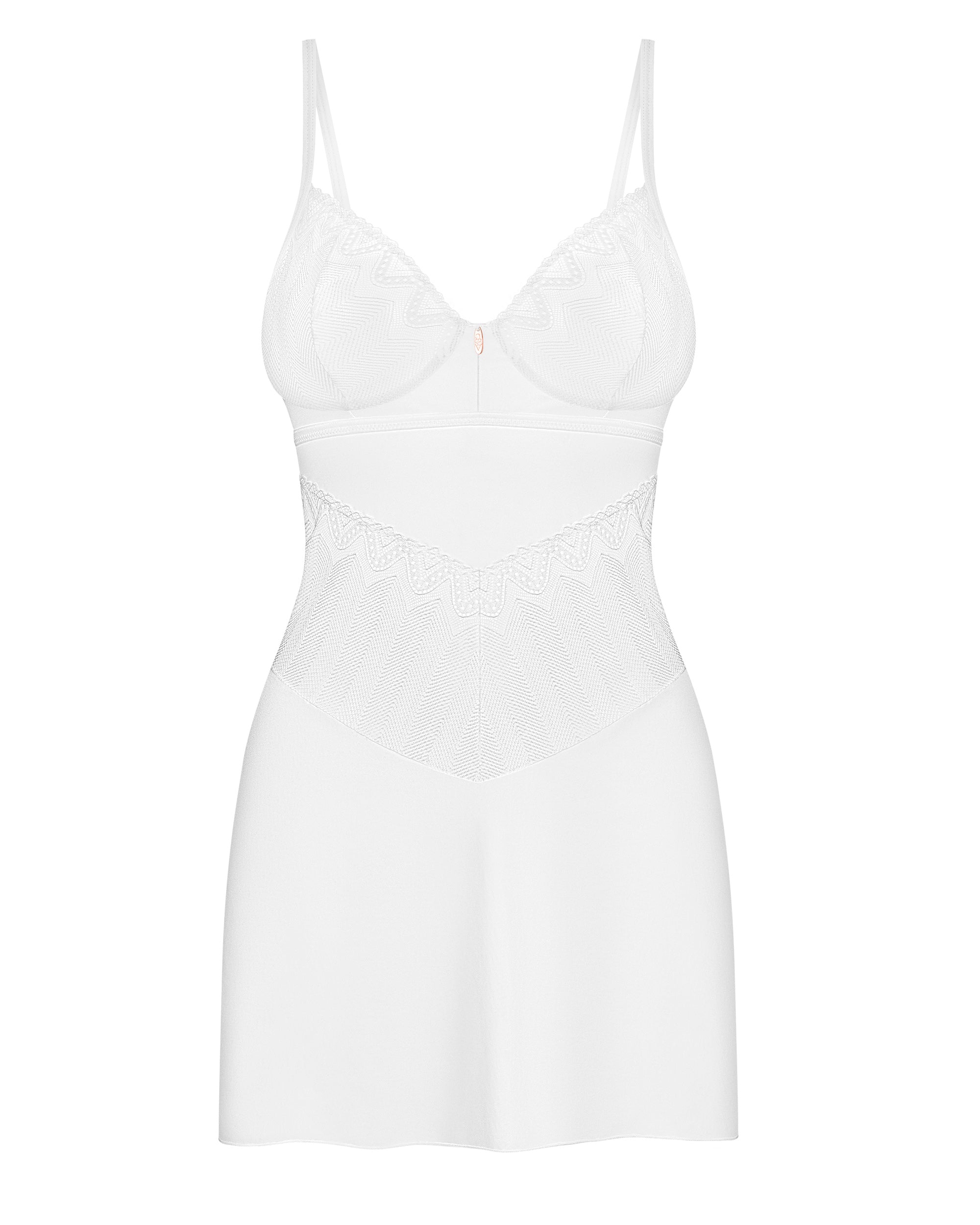 Sheer Mesh Chemise & Thong Panty Obsessive Alissium-3