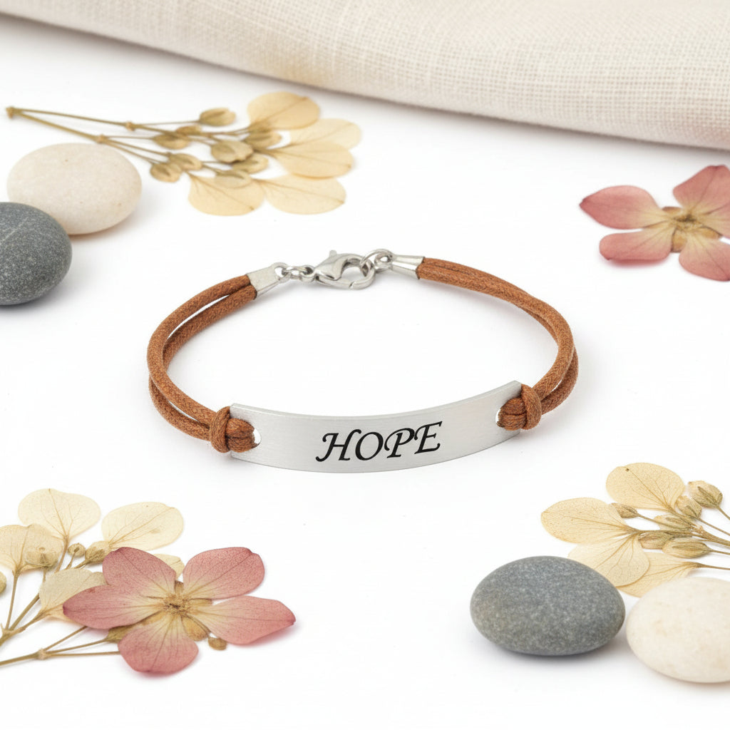 Personalized Name Bar Bracelet – Custom Engraved Gift for Couples