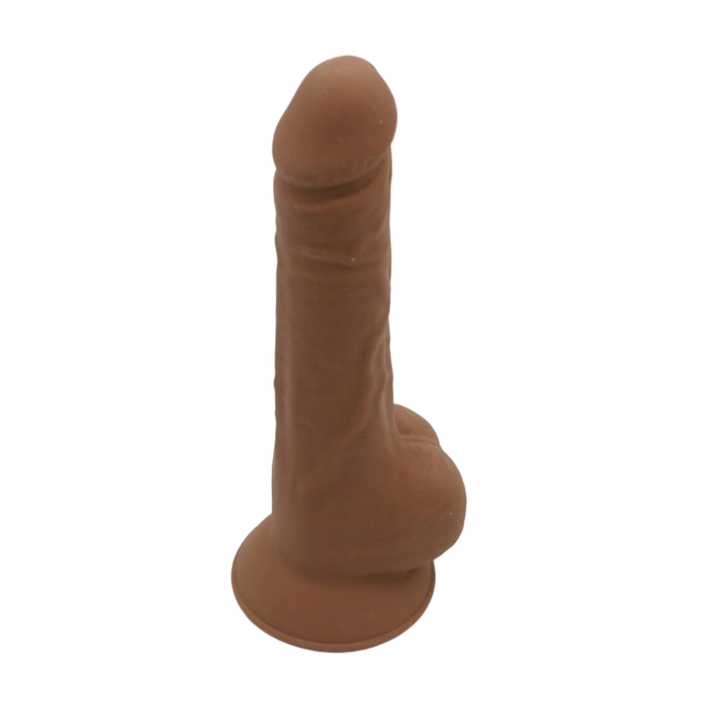 Power of Cock #2-Dual Density Realistic 7 inch Dildo-Dark Caramel