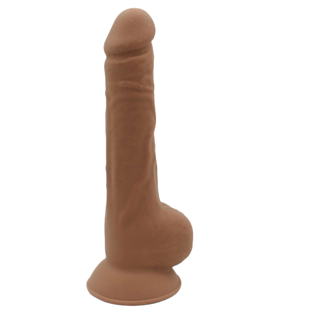 Power of Cock #2-Dual Density Realistic 7 inch Dildo-Dark Caramel