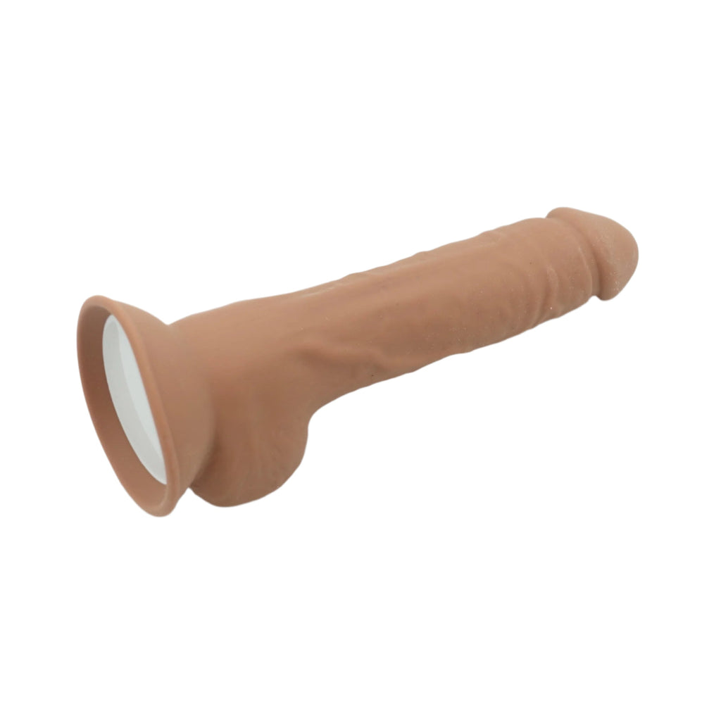Power of Cock #2-Dual Density Realistic 7 inch Dildo-Dark Caramel