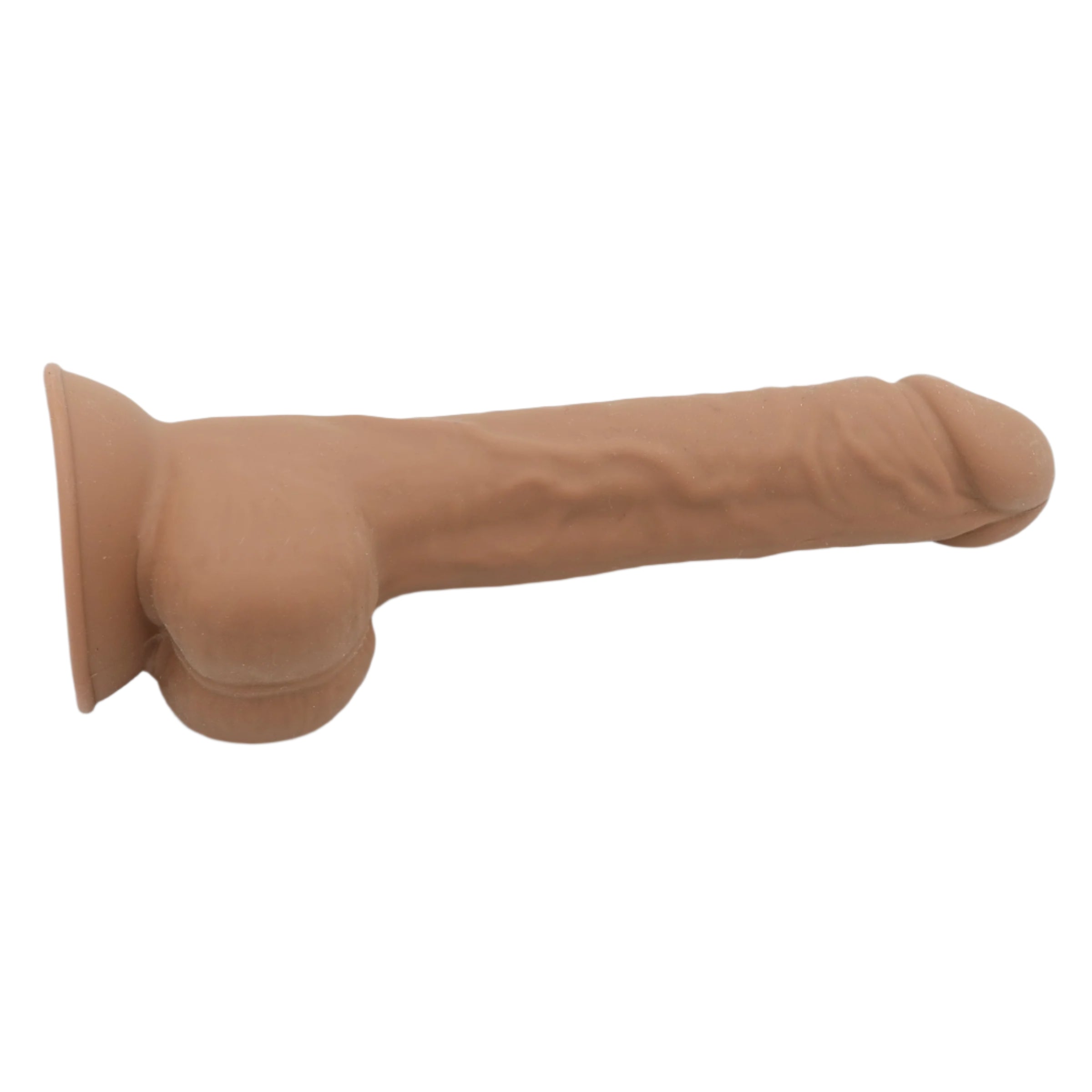 Power of Cock #2-Dual Density Realistic 7 inch Dildo-Dark Caramel
