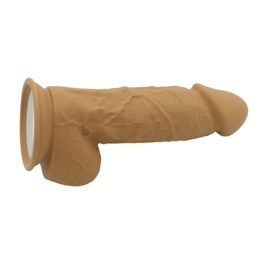 Power of Cock #6-Dual Density Realistic 8.5 inch Dildo-Caramel