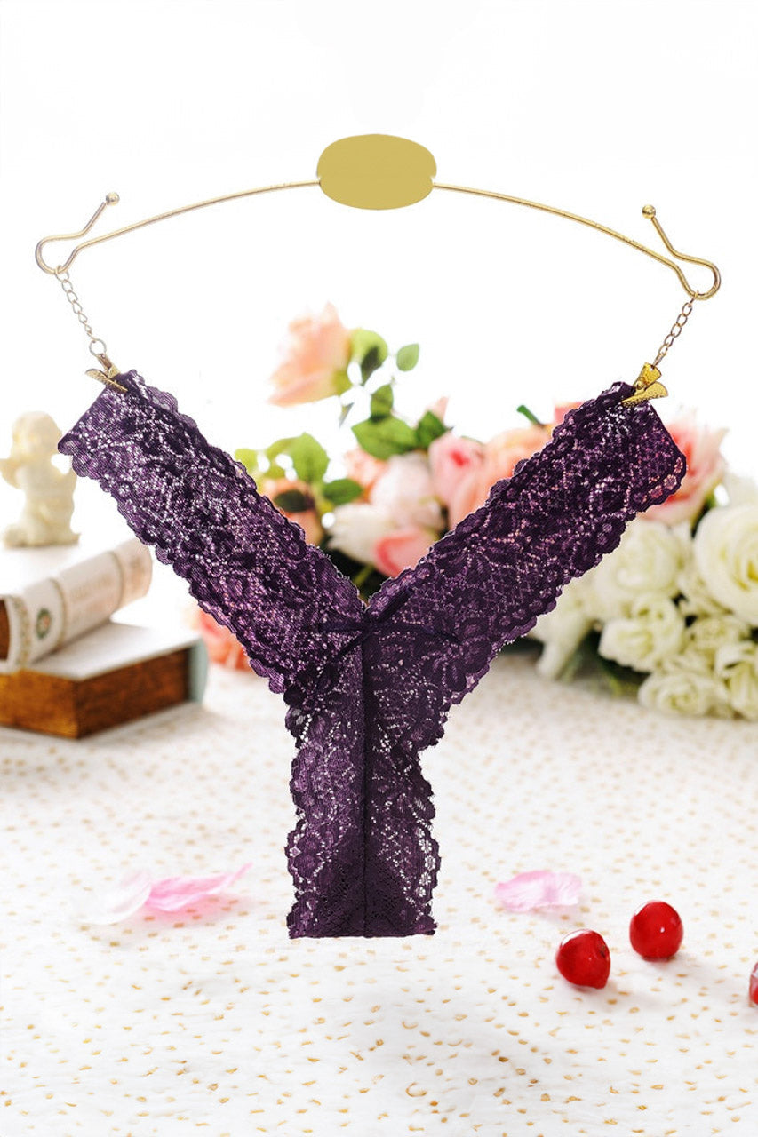 Lace V Thong