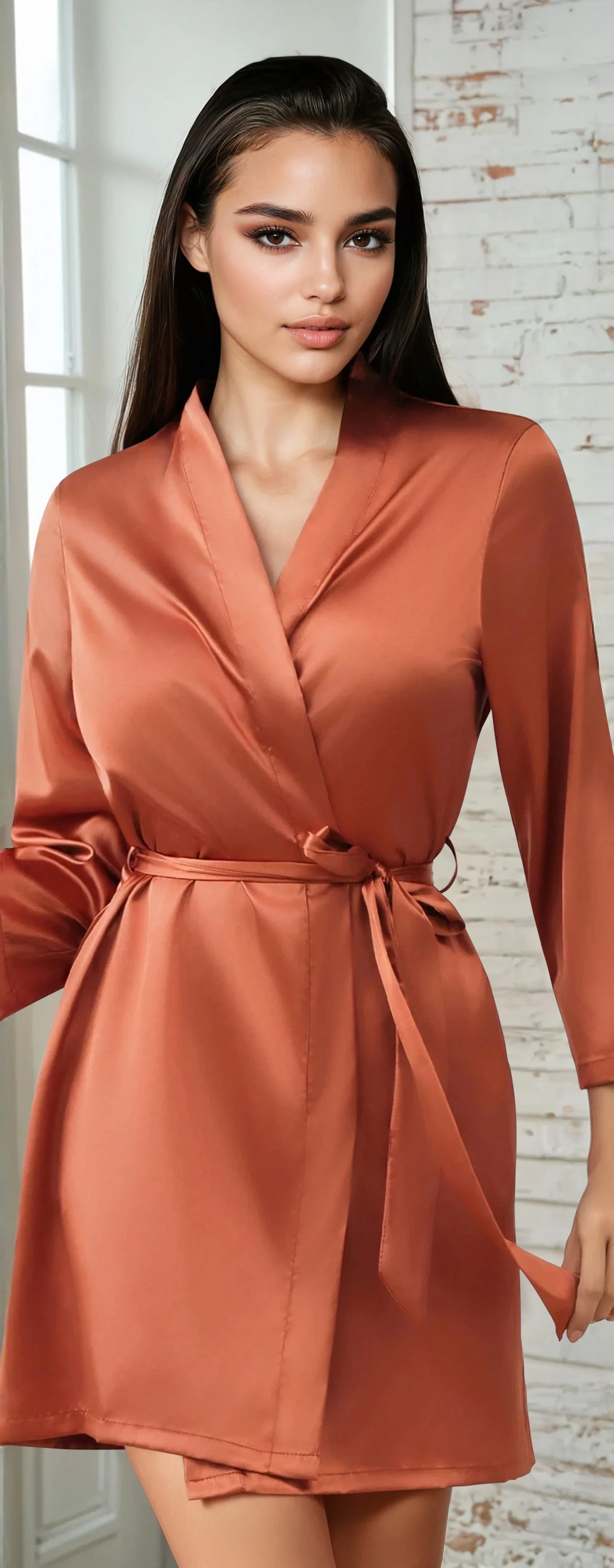 Classic Satin Robe