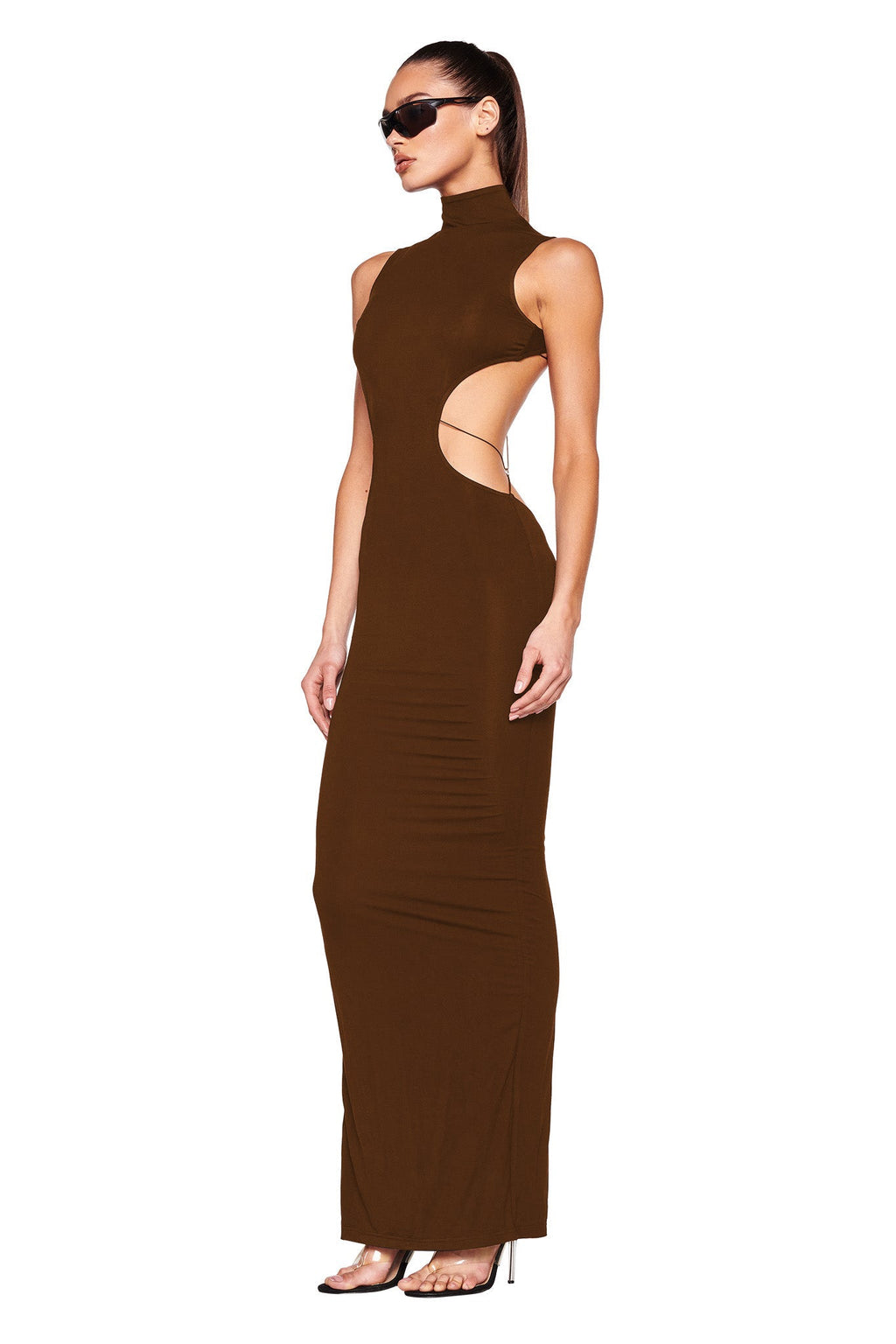 Backless Floor Length Dress