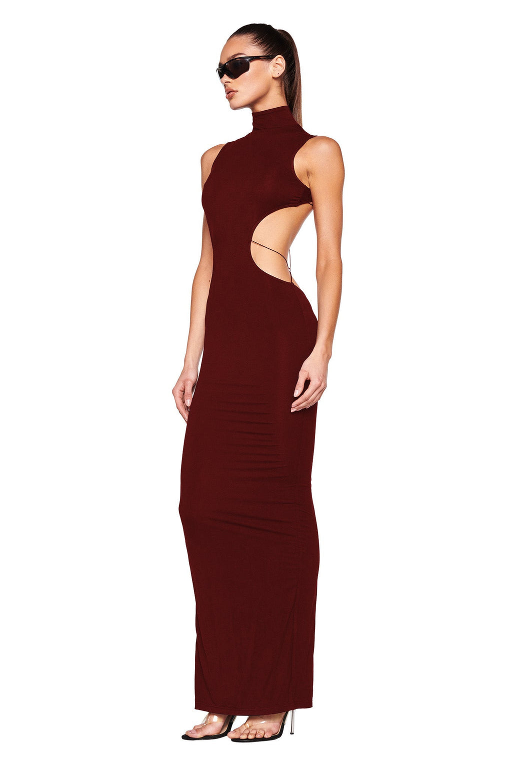 Backless Floor Length Dress