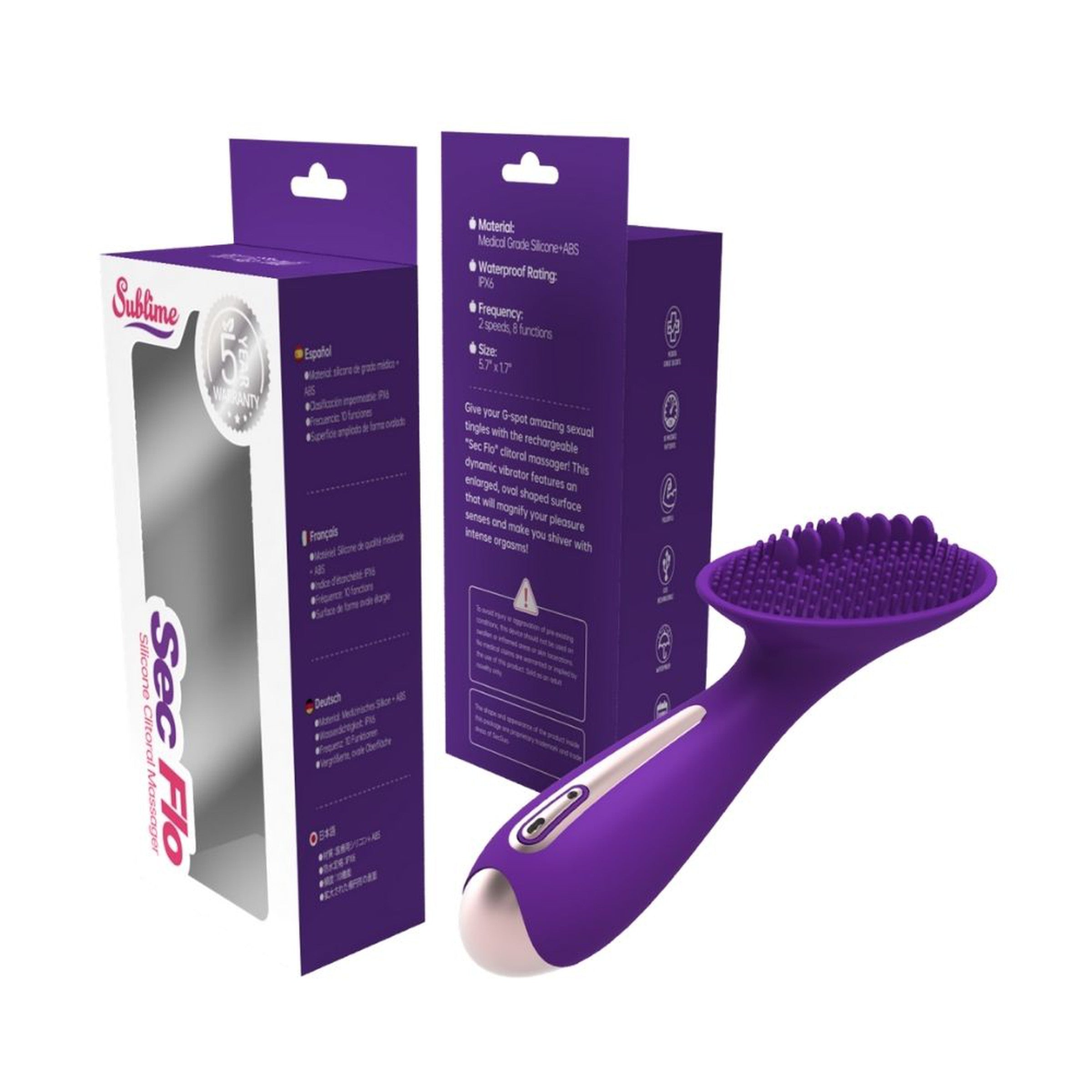 Sec Flo Silicone Personal Massager