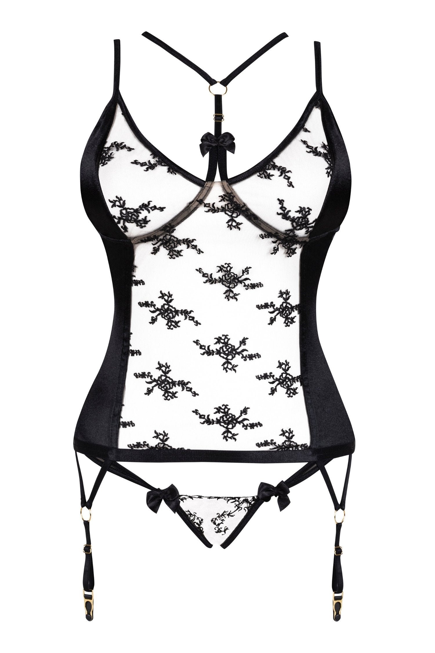 Beauty Night Gianna Sheer Mesh Corset