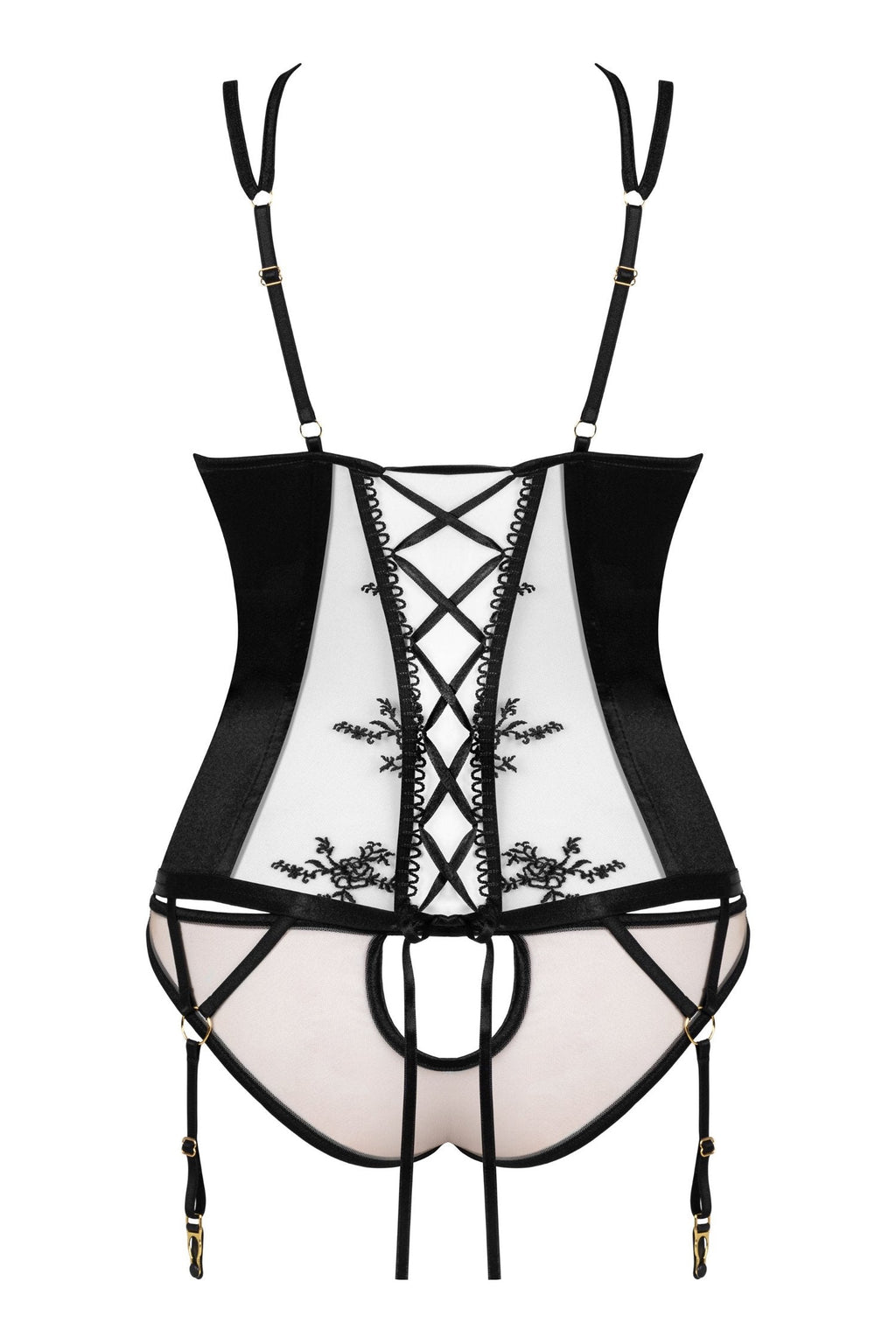 Beauty Night Gianna Sheer Mesh Corset