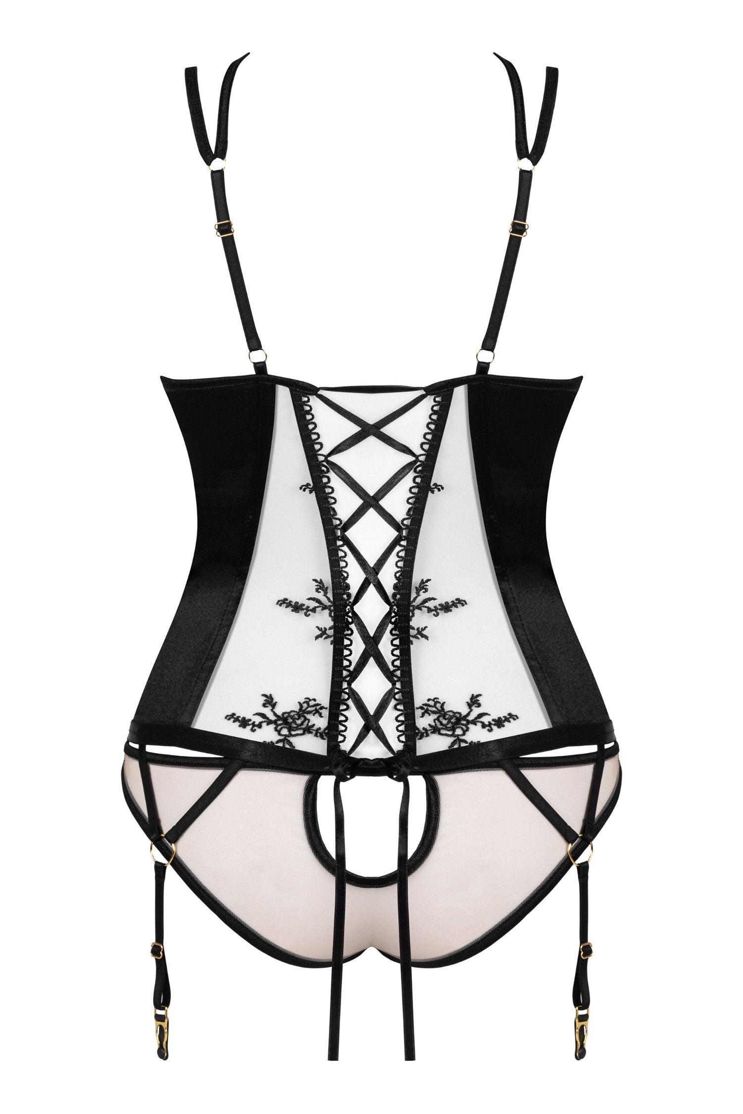 Beauty Night Gianna Sheer Mesh Corset