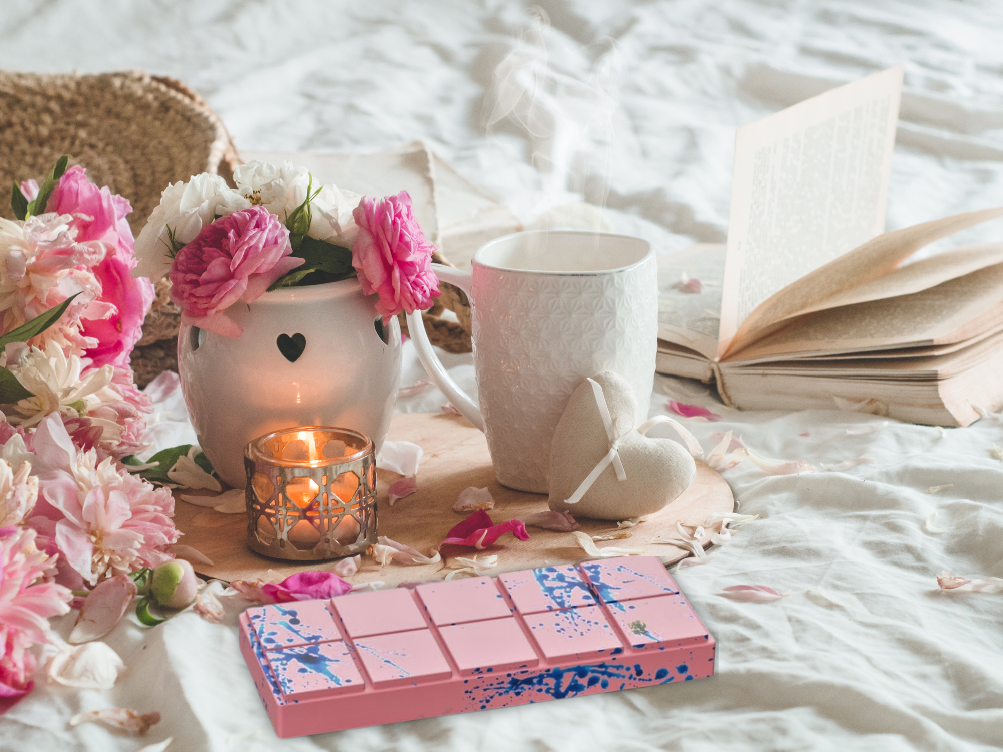 Wax Melts Bar - Romantic & Floral – Elegant Floral Blends for Gifting & Everyday Luxury scents