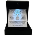 To My Soulmate - I Love You, Forever & Always - Tryndi Love Knot Necklace