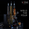3 Gun Whiskey Decanters Set AR15, AK47, & Rifle Gun Decanter Set 1000ml