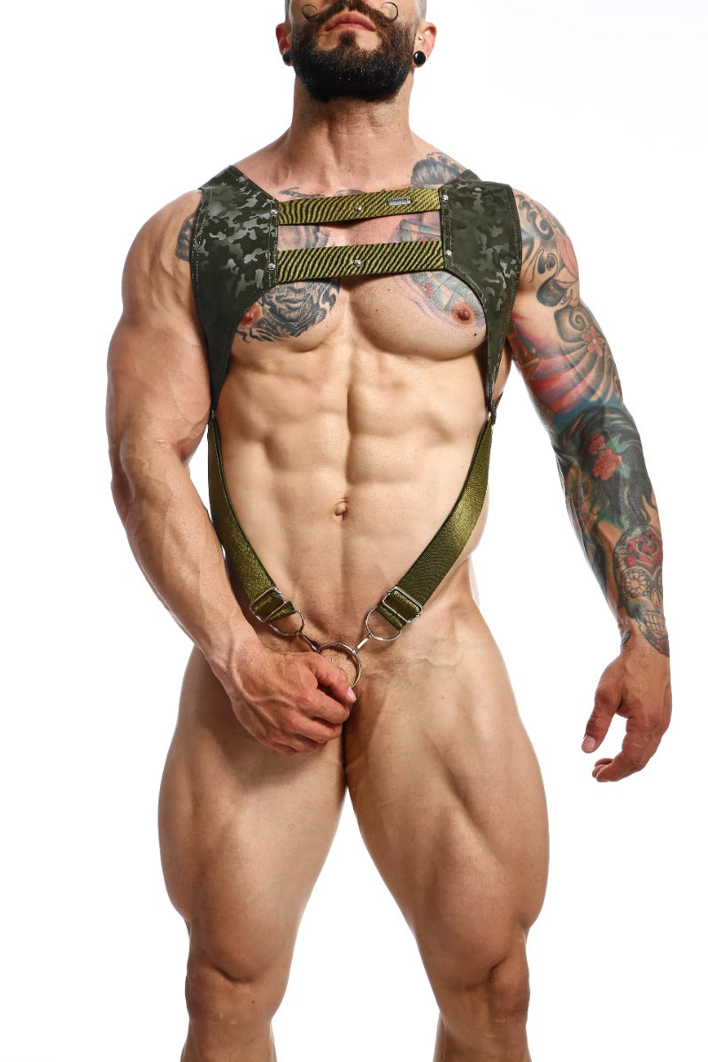 DNGEON Croptop Harness Camo-2