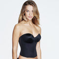 Dominique Ariel Black Strapless Bustier