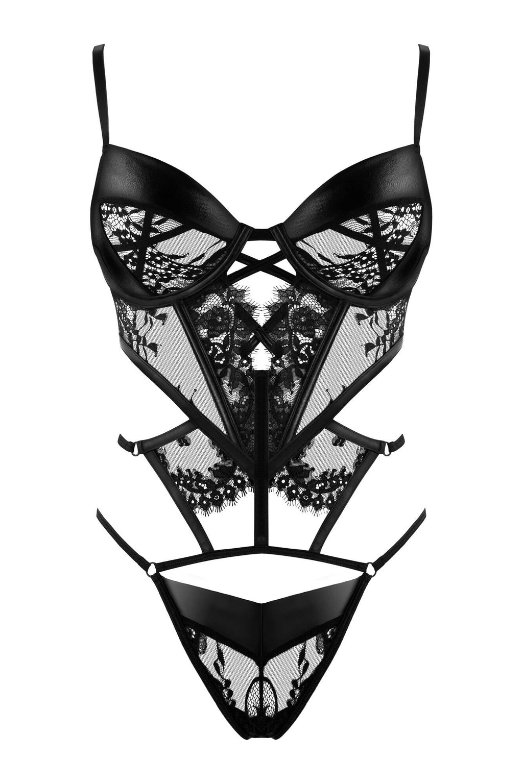 Beauty Night Leonela Sheer Lace Teddy