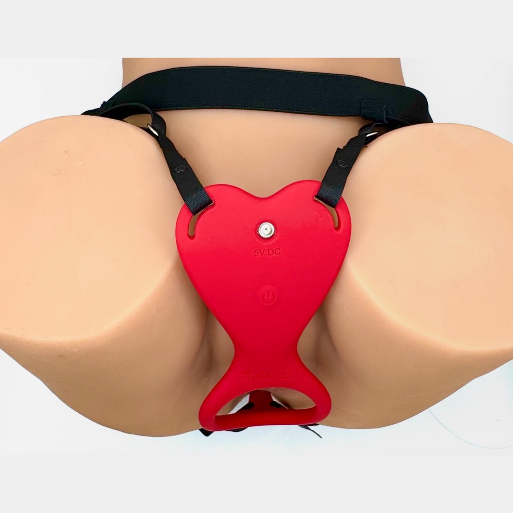 Flutterplugon Wearable Panty Vibe & Anal Plug with Penis Access