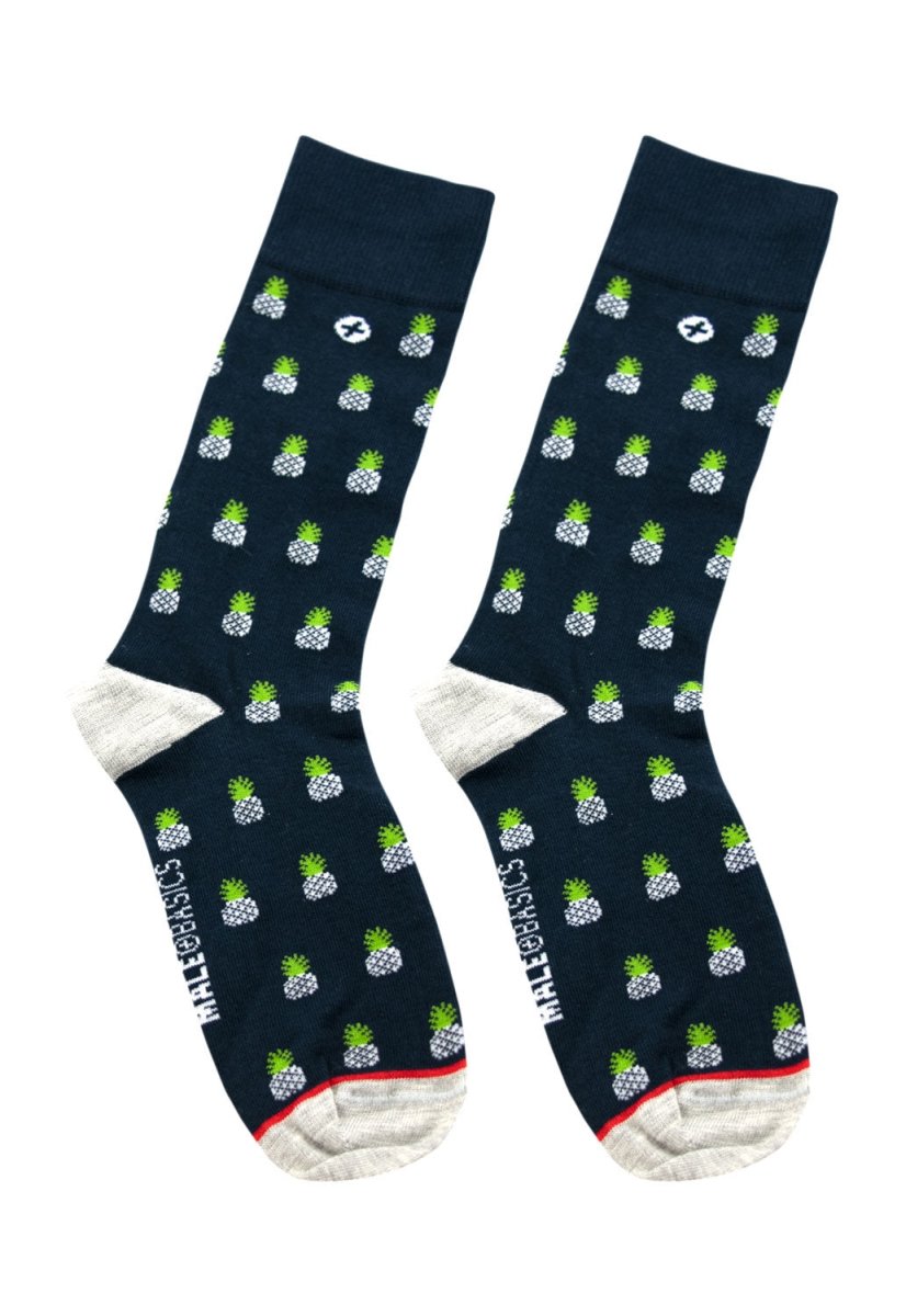 MaleBasics Fun Sock-Pineapple--0