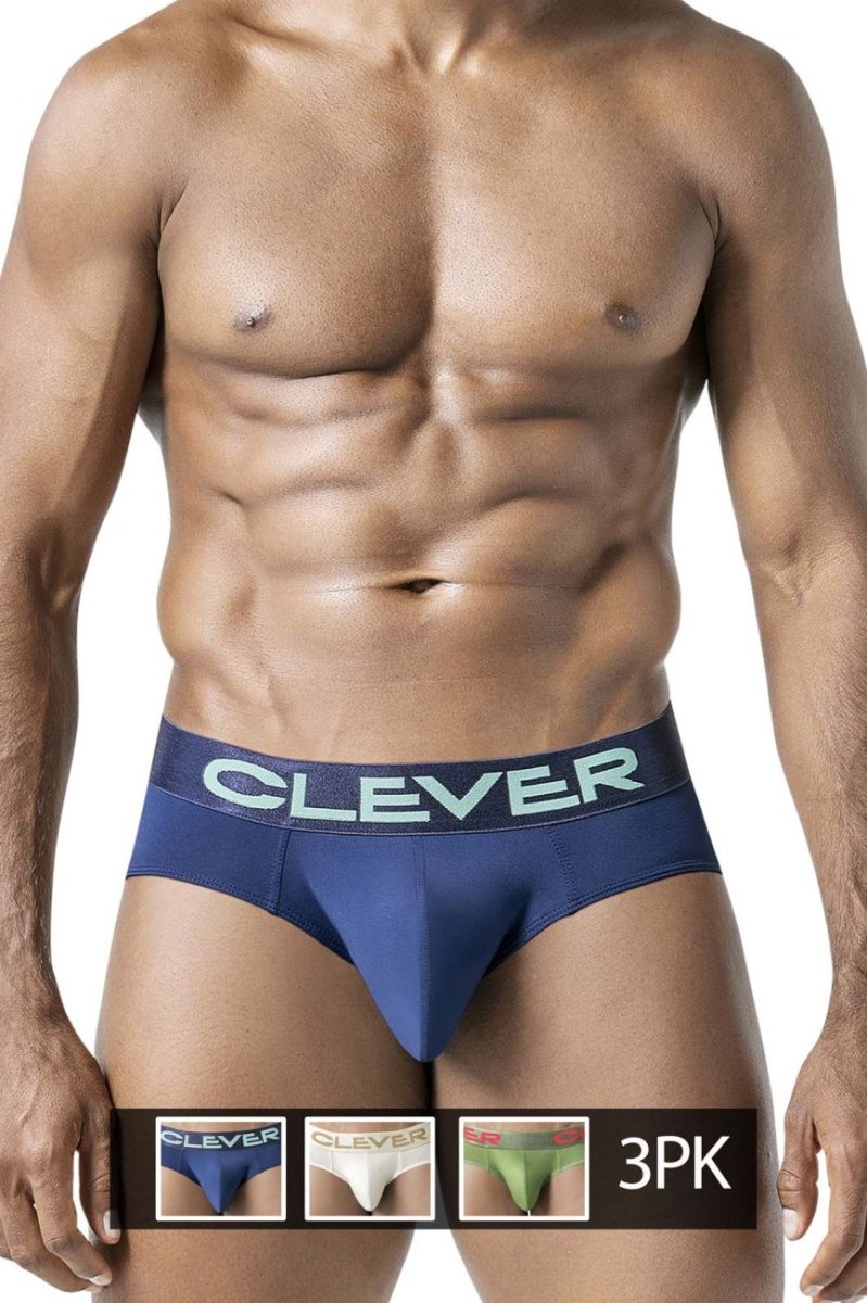 Mens 3PK Australian Latin Briefs Clever 519968