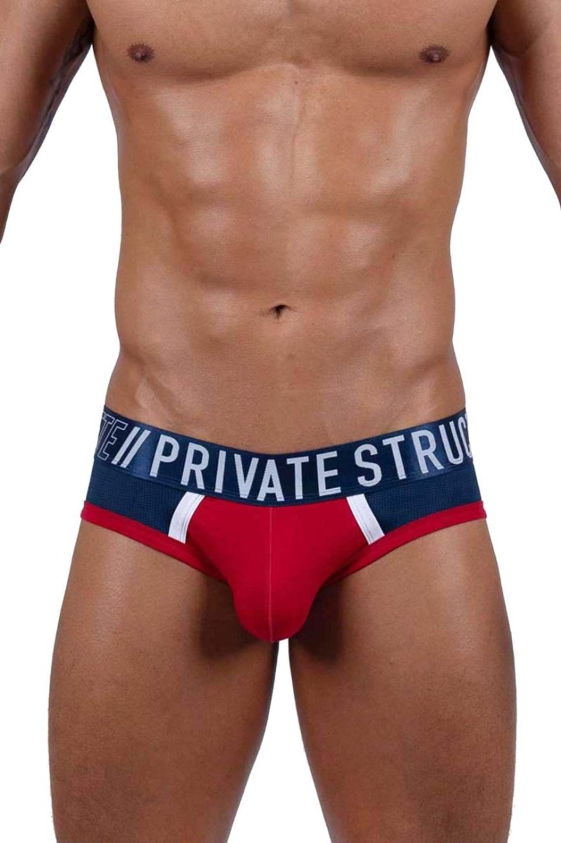 Mens Athlete Mini Briefs Private Structure BAUT4388-0