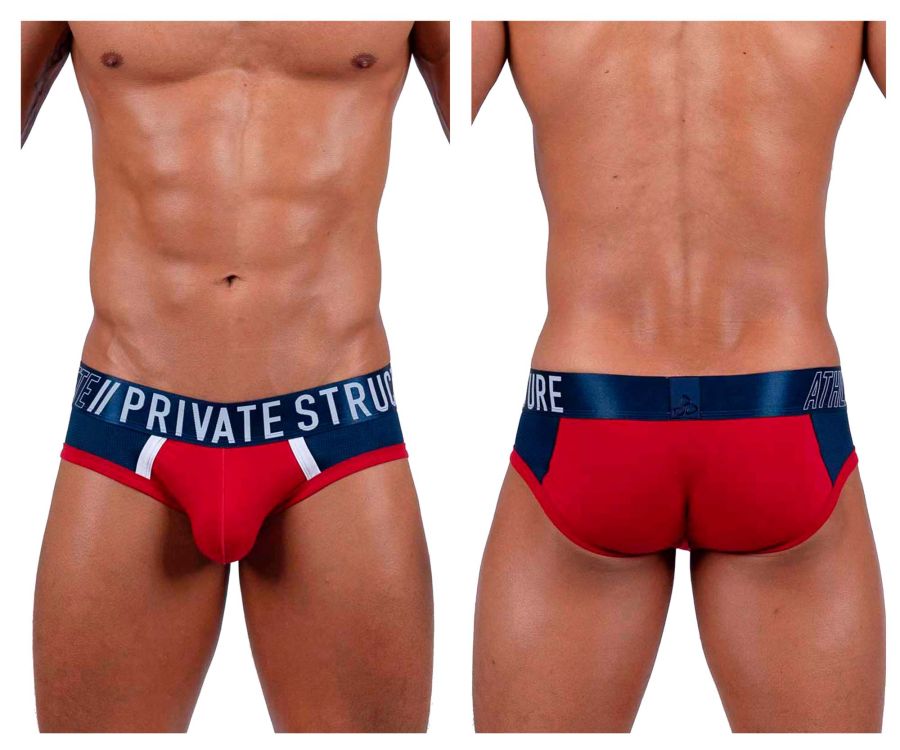 Mens Athlete Mini Briefs Private Structure BAUT4388-1