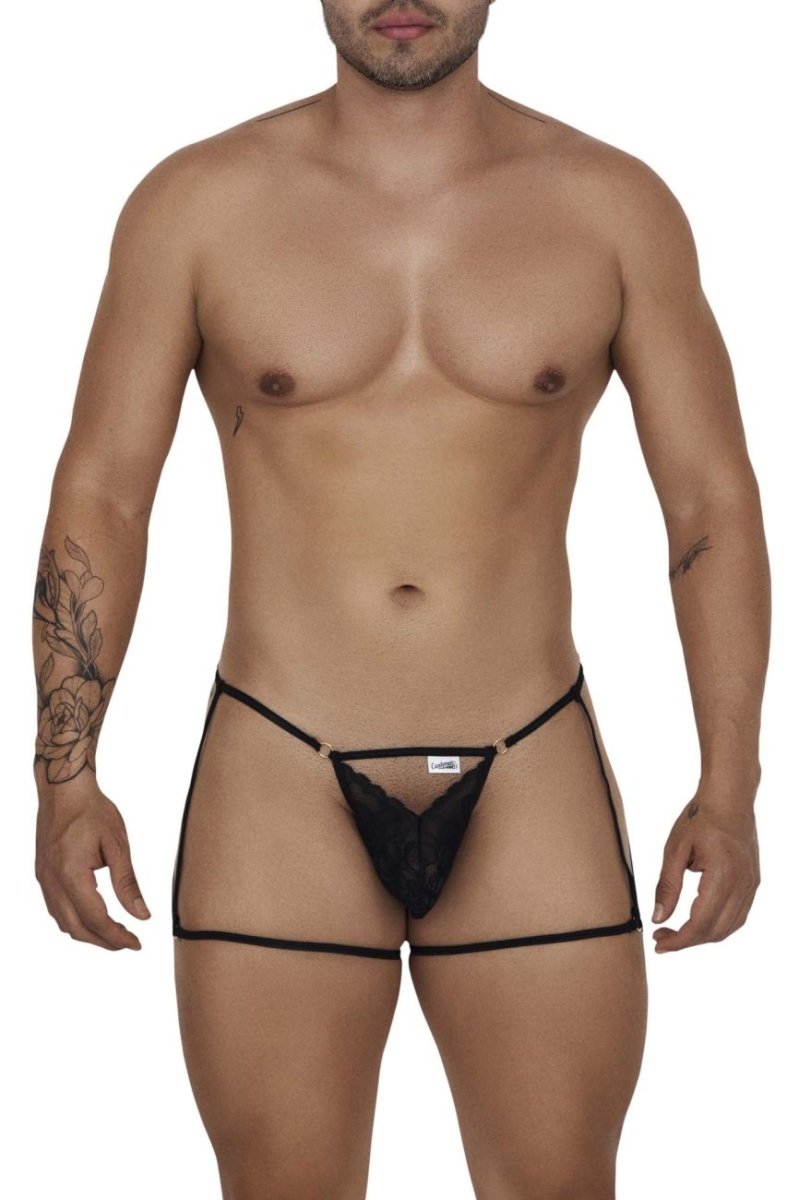 Mens Garter Thongs CandyMan 99678