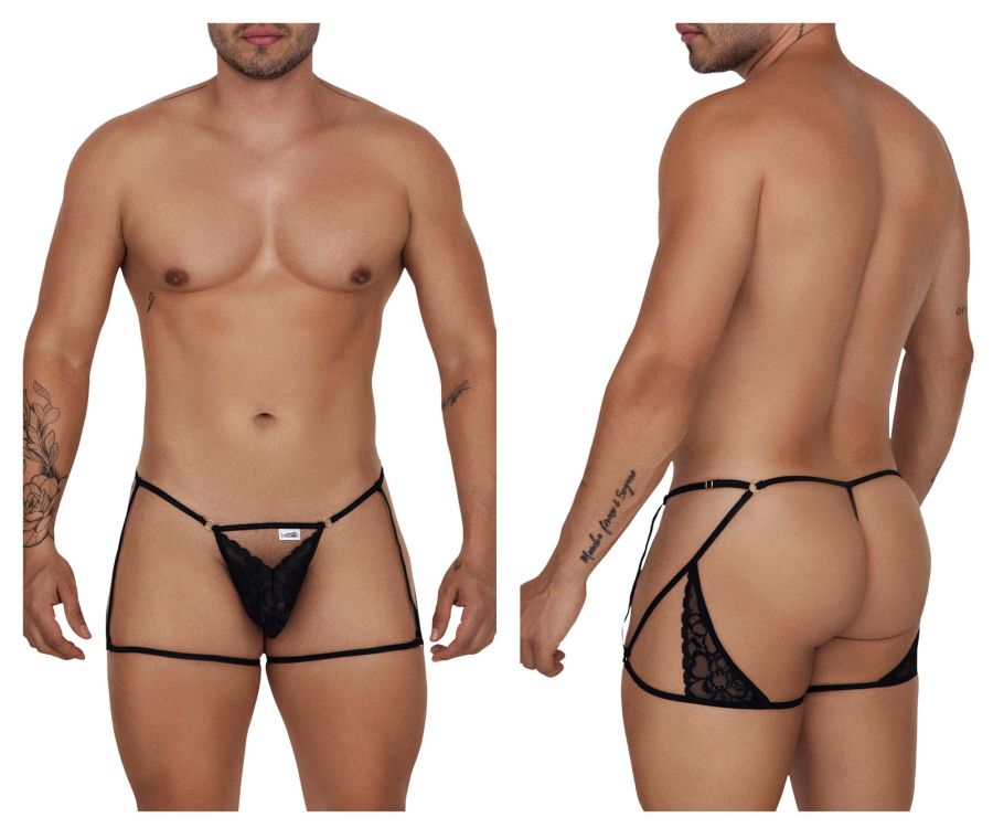 Mens Garter Thongs CandyMan 99678